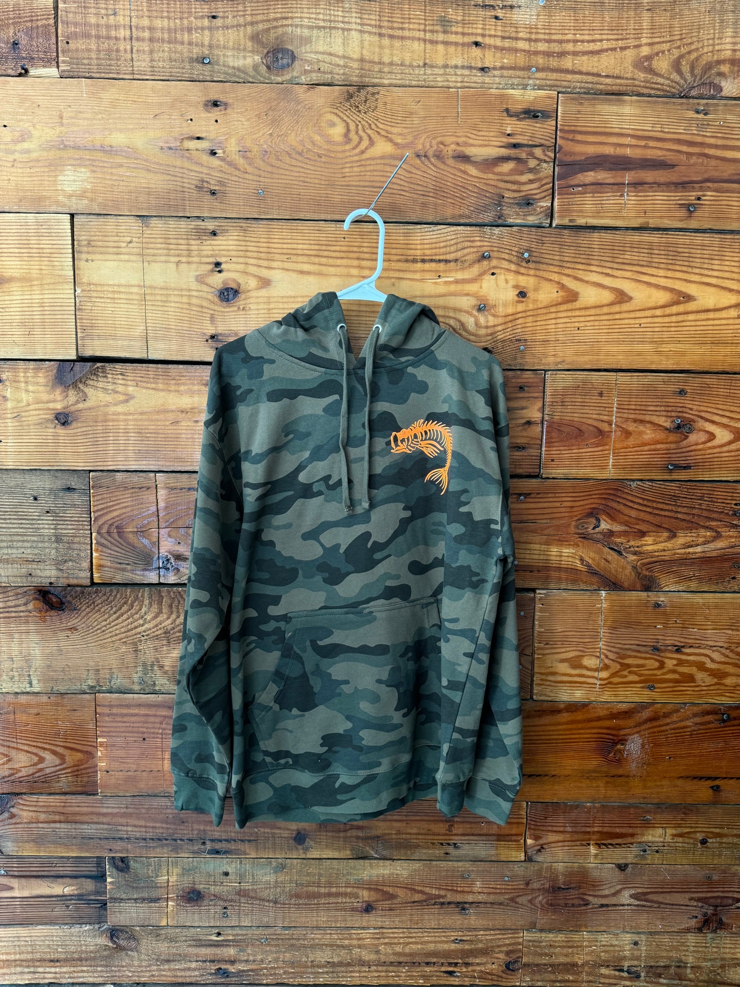 BUM Medium-Weight Green Camo Hoodie