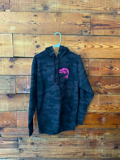 Reaper Medium-Weight Black Camo Hoodie