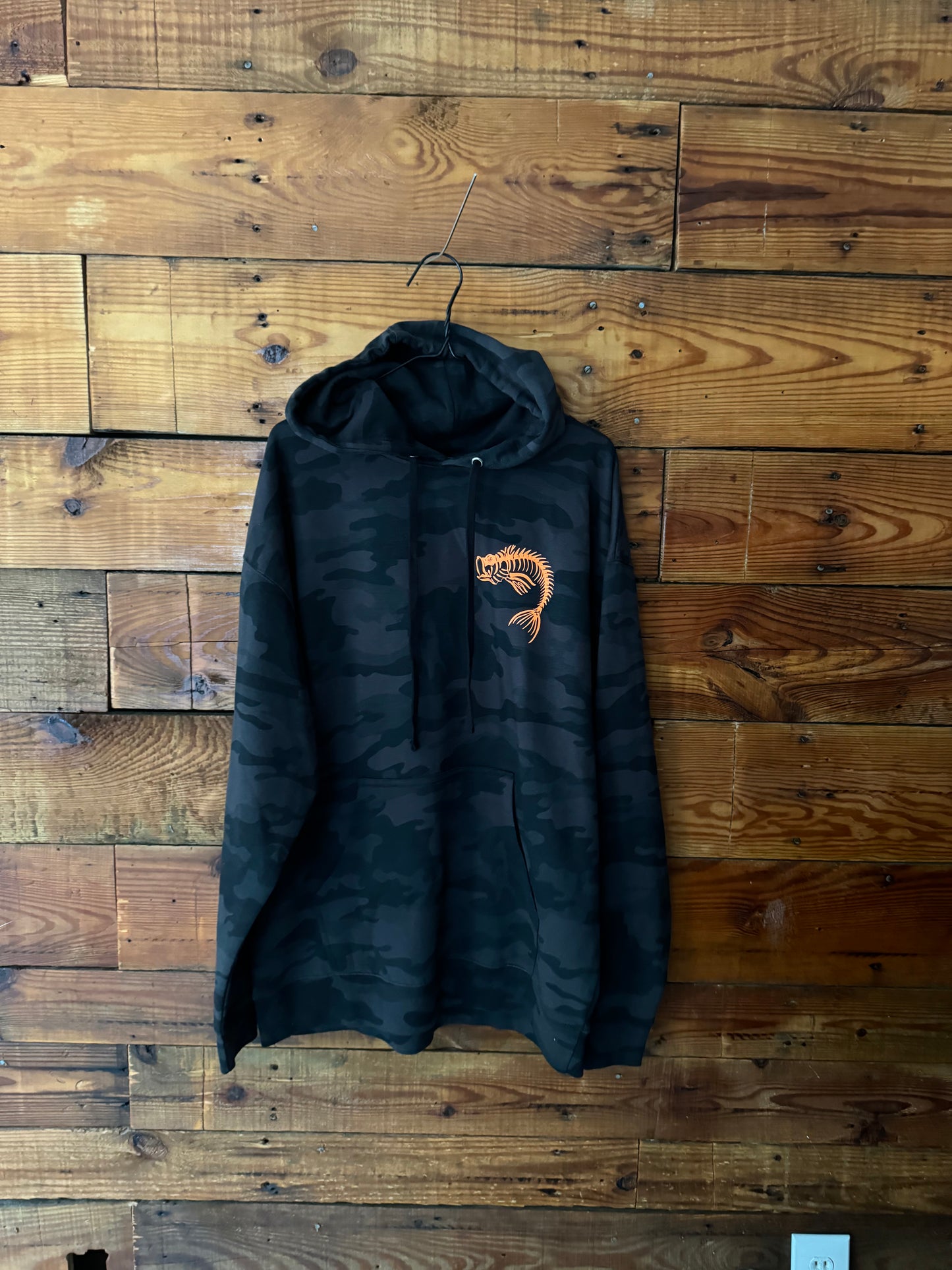 Reaper Medium-Weight Black Camo Hoodie