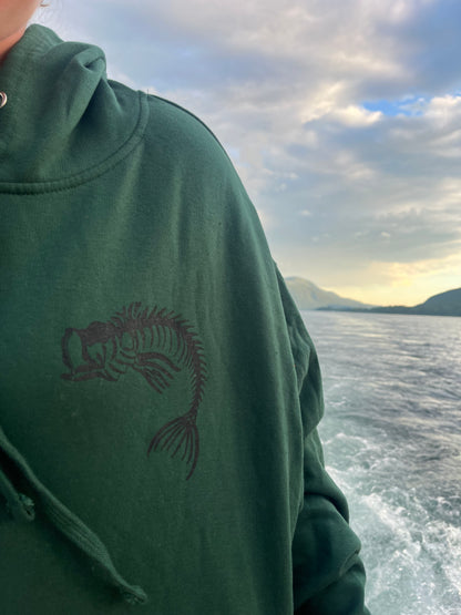 Reaper Medium-Weight Green Hoodie