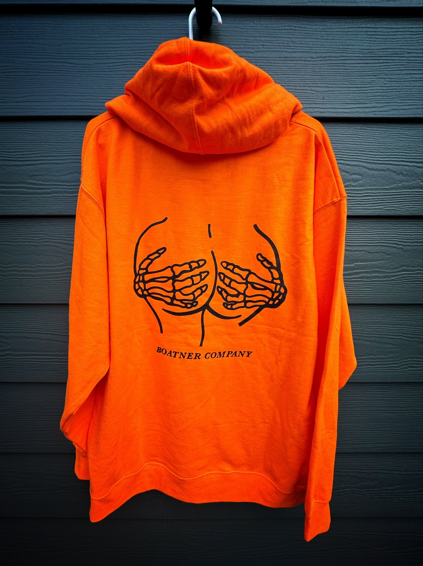 BUM Medium-Weight Neon Orange Hoodie