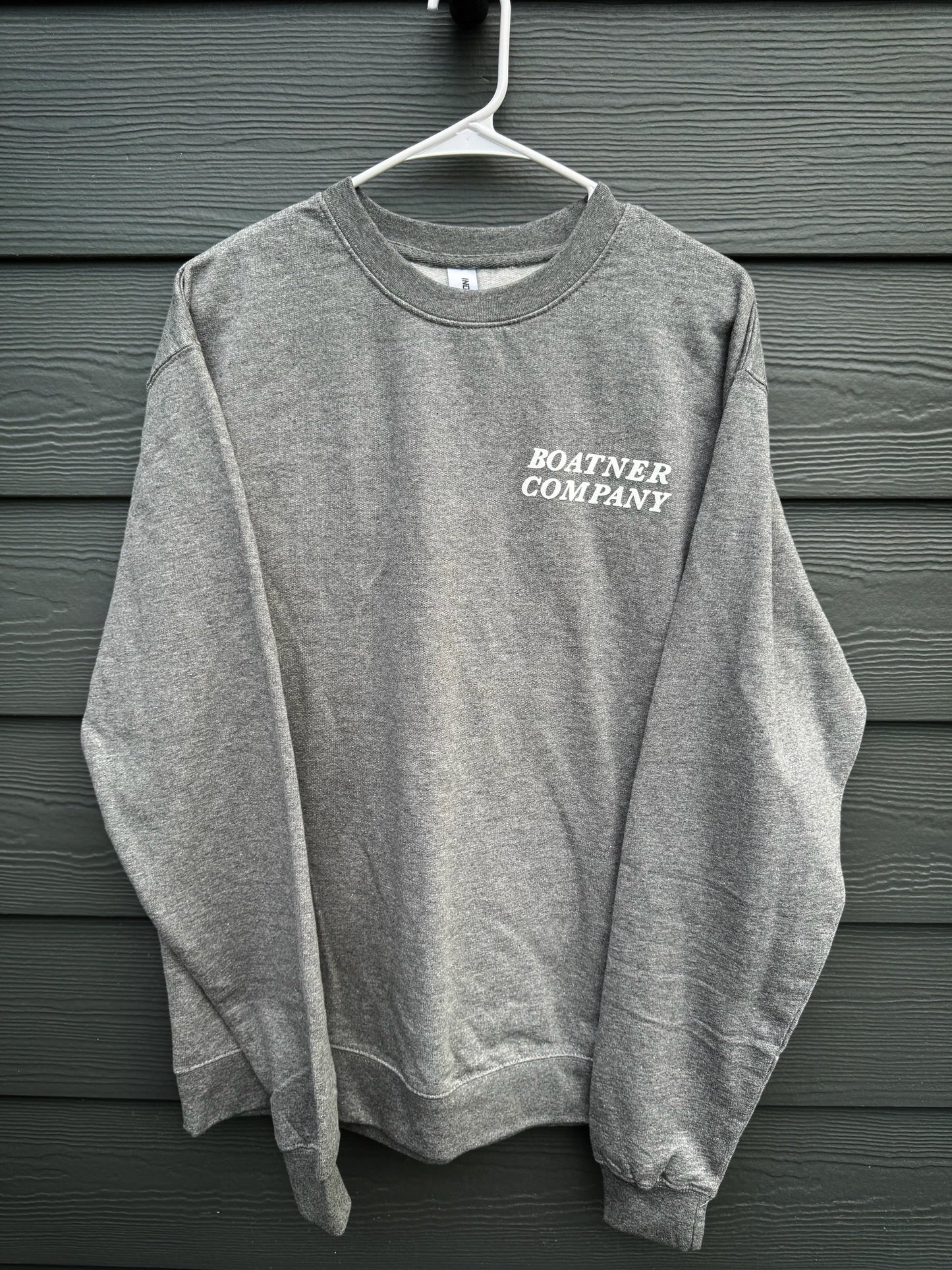 Skeleton Fish Crew Neck - Gray