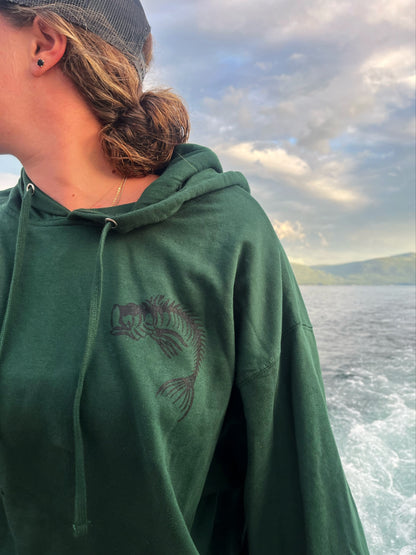 Reaper Medium-Weight Green Hoodie