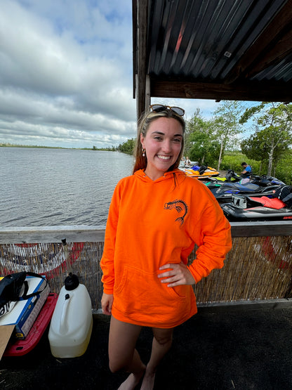 Reaper Medium-Weight Neon Orange Hoodie