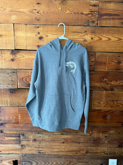 Reaper Medium-Weight Grey Hoodie