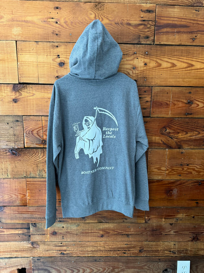 Reaper Medium-Weight Grey Hoodie