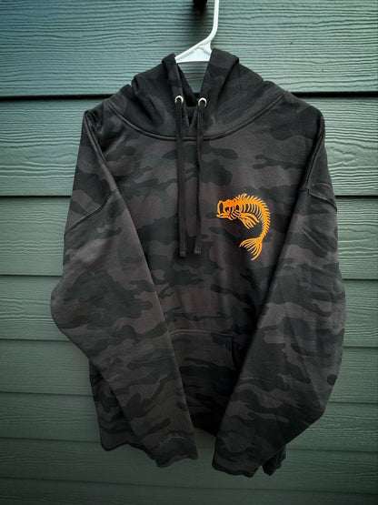 BUM Medium-Weight Black Camo Hoodie