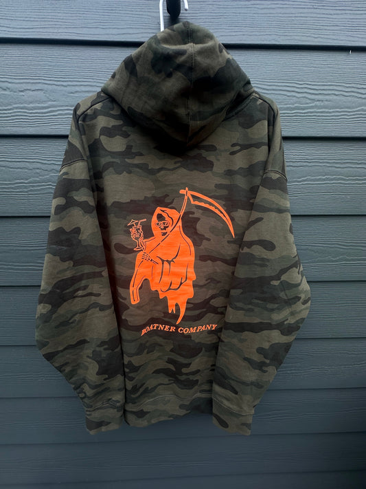 Reaper Medium-Weight Green Camo Hoodie